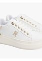 Tenis Blanco De Corte Bajo Con Suela De Goma Vulcanizada Tommy Hilfiger de Tommy Hilfiger