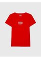 Camiseta Essential Con Logo Mujer Rojo Tommy Hilfiger de Tommy Hilfiger