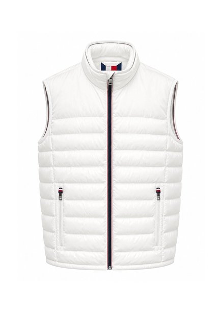 Chaleco Blanco Sin Mangas Con Detalles Distintivos Tommy Hilfiger