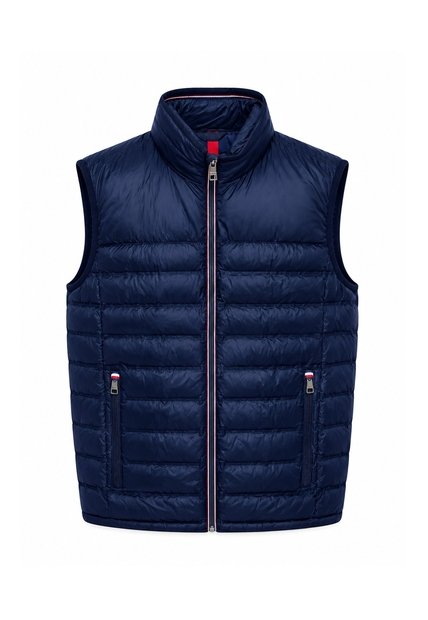 Chaleco Azul Sin Mangas Con Detalles Distintivos Tommy Hilfiger