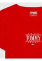 Camiseta Essential Con Logo Mujer Rojo Tommy Hilfiger de Tommy Hilfiger
