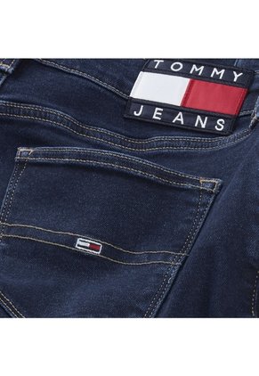 Jeans Nora Ceñidos De Talle Medio Con Efecto Desteñido Mujer Azul Tommy Hilfiger