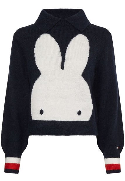Súeter Th X Miffy Con Logo Mujer Azul Tommy Hilfiger
