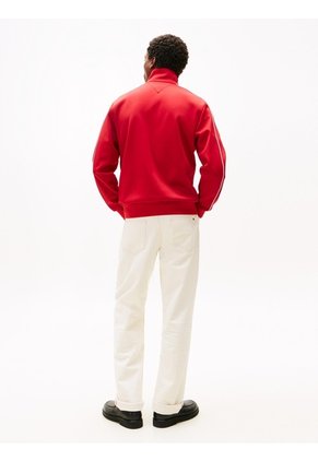 Chaqueta Roja Moderna Con Logo Tommy Hilfiger