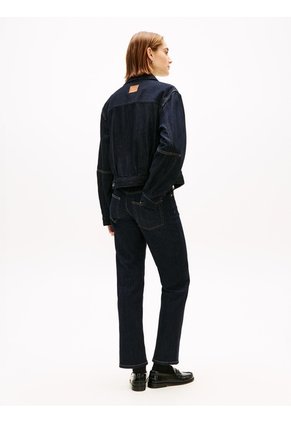 Chaqueta Azul Denim De Color Oscuro Tommy Hilfiger