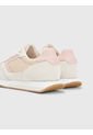 Tenis Para Correr Con Detalles Distintivos Mujer Beige Tommy Hilfiger de Tommy Hilfiger