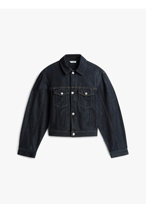 Chaqueta Azul Denim De Color Oscuro Tommy Hilfiger