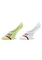 Pack De 2 Calcetines Invisibles Blanco-Amarillo Tommy Hilfiger de Tommy Hilfiger