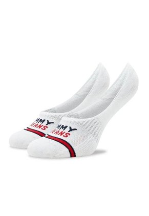 Pack De 2 Calcetines Invisibles Blanco-Amarillo Tommy Hilfiger