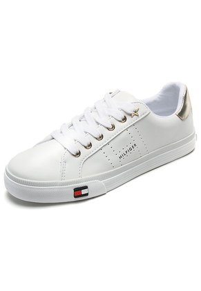 Tenis Blanco-Dorado Tommy Hilfiger