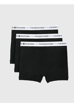 Pack Negro De 3 Bóxer Con Detalles Distintivos De Tommy Hilfiger Tommy Hilfiger