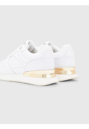 Tenis Elevated Con Detalles Distintivos Mujer Blanco Tommy Hilfiger