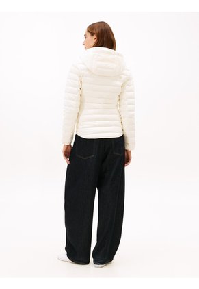Chaqueta Blanca Ligera De Plumón Tommy Hilfiger