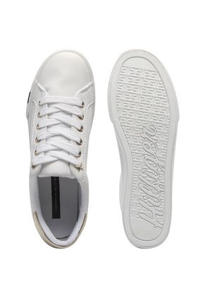 Tenis Blanco-Dorado Tommy Hilfiger