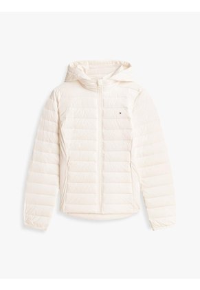 Chaqueta Blanca Ligera De Plumón Tommy Hilfiger