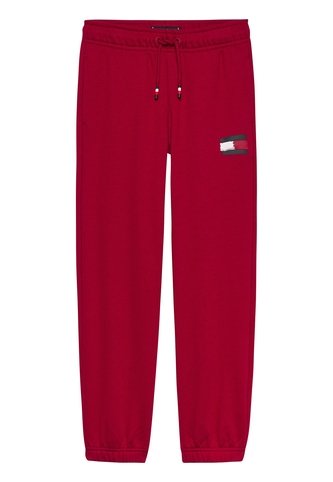 Joggers Rojo De Corte Regular Con Logo Tommy Hilfiger Tommy Hilfiger