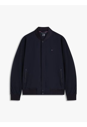 Chaqueta Azul Bomber Performance Repelente Al Agua Tommy Hilfiger