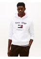 Buzo Blanco Con Capota Con Logo Gráfico Tommy Hilfiger de Tommy Hilfiger