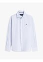 Camisa Azul Slim Con Rayas Finas Tommy Hilfiger de Tommy Hilfiger