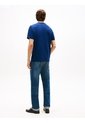 Camiseta Azul De Cuello Redondo Con Logo Bordado Tommy Hilfiger de Tommy Hilfiger