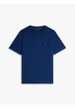 Camiseta Azul De Cuello Redondo Con Logo Bordado Tommy Hilfiger de Tommy Hilfiger