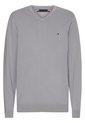 Saco Gris Tejido Essential De Cuello V de Tommy Hilfiger