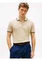 Polo Beige De Piqué Con Corte Regular Tommy Hilfiger de Tommy Hilfiger
