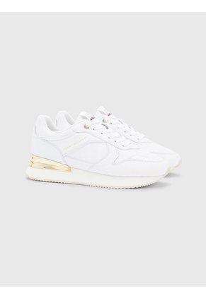 Tenis Elevated Con Detalles Distintivos Mujer Blanco Tommy Hilfiger