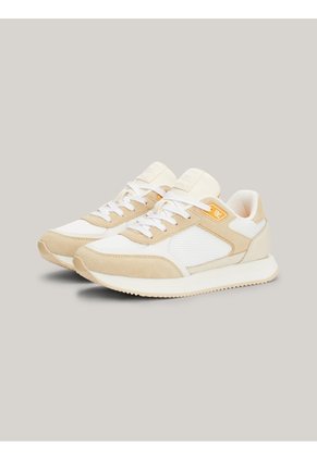 Tenis Blanco Elevated Con Suela Dentada Fina Tommy Hilfiger