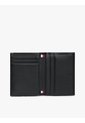 Billetera Negra De Cuero Con Monedero Y Logo Tommy Hilfiger de Tommy Hilfiger
