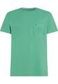 Camiseta Verde De Cuello Redondo Con Bolsillo Tommy Hilfiger de Tommy Hilfiger