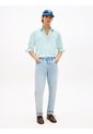 Camisa Celeste De Popelín A Rayas TH Flex Tommy Hilfiger de Tommy Hilfiger