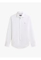 Camisa Verde Slim Con Rayas Finas Tommy Hilfiger de Tommy Hilfiger