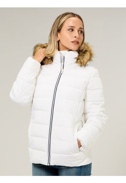 Chaqueta Blanca Acolchada Tommy Hilfiger