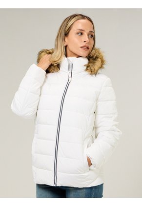 Chaqueta Blanca Acolchada Tommy Hilfiger