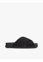 Sandalias Negro Con Tiras Cruzadas De Tejido Denim Tommy Hilfiger de Tommy Hilfiger
