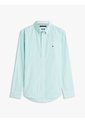 Camisa Celeste De Popelín A Rayas TH Flex Tommy Hilfiger de Tommy Hilfiger