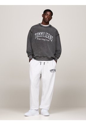 Tenis Blanco De Cuero Color Block Tommy Hilfiger