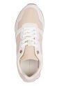 Tenis Para Correr Con Detalles Distintivos Mujer Beige Tommy Hilfiger de Tommy Hilfiger