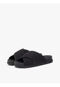 Sandalias Negro Con Tiras Cruzadas De Tejido Denim Tommy Hilfiger de Tommy Hilfiger