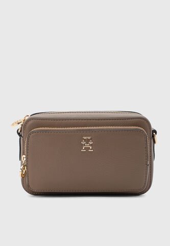 Bolso Manos Libres TOMMY HILFIGER Café Tommy Hilfiger