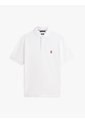 Polo Blanco Archive Crest Con Logo Tommy Hilfiger de Tommy Hilfiger