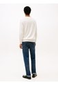 Saco Blanco Con Cuello En V Y Logo Bordado Tommy Hilfiger de Tommy Hilfiger