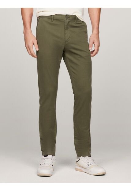 Pantalón Verde Chino 1985 Bleecker De Pima Tommy Hilfiger