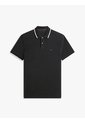 Polo Negro De Piqué Con Corte Regular Tommy Hilfiger de Tommy Hilfiger