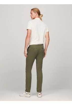 Pantalón Verde Chino 1985 Bleecker De Pima Tommy Hilfiger