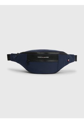 Riñonera Con Bolsillo De Cremallera Azul Tommy Hilfiger