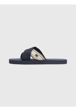 Sandalias Con Logo Mujer Azul Tommy Hilfiger