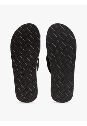 Sandalias Negro Con Estampado En La Plantilla Tommy Hilfiger