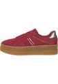 Tenis Rojo The Greenwich Con Plataforma Tommy Hilfiger de Tommy Hilfiger